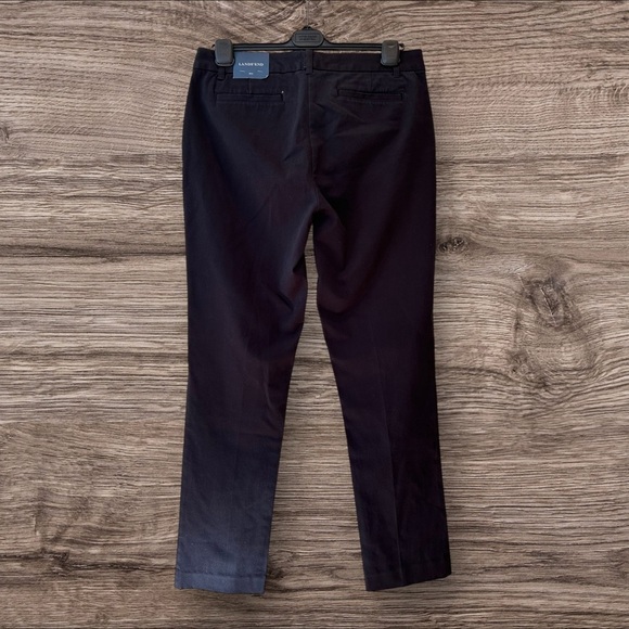 Lands’ End Women’s Black Chino Pants – Size 10, Fit 2 Preppy - Picture 2 of 5